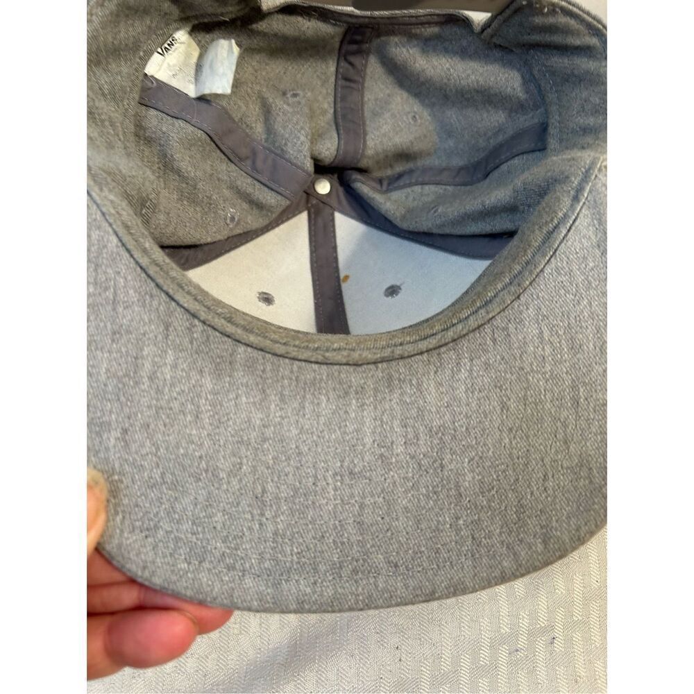 Vans Gray Baseball Cap Hat Snapback - image 6